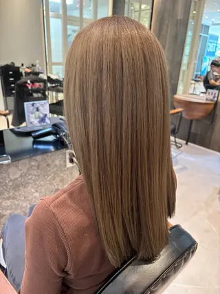 ロング カラー カラー/髪質改善 トリートメント/優果のヘアスタイル