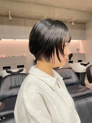 ショート カラー 表参道🌿赤み消し カラー/チナツのヘアスタイル