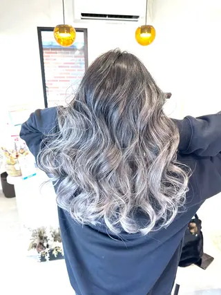 ロング カラー 加藤 佑二のヘアスタイル