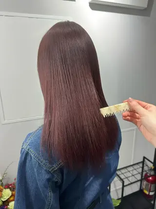 セミロング カラー ヘアアレンジ 近藤千翔🩵 髪質改善Periodのエステ・リラクイメージ