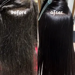 ロング 縮毛矯正専門店アンレーベル所属・縮毛矯正専門店 unlabel近藤のヘアスタイル