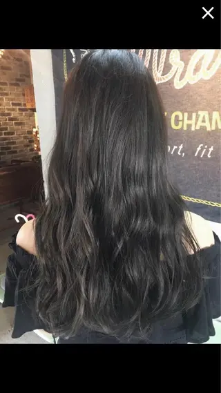 ロング カラー パーマ 代表 中島貴志のヘアスタイル