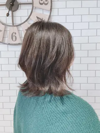 ミディアム カラー ヘアアレンジ 韓国hair🦋 Nanaのヘアスタイル