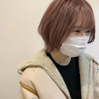 カラー MARU パーマ/レイヤーのヘアスタイル