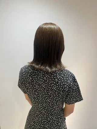 ミディアム ‎🤍透明感カラー 【仙川】セリナ‎🤍のヘアスタイル