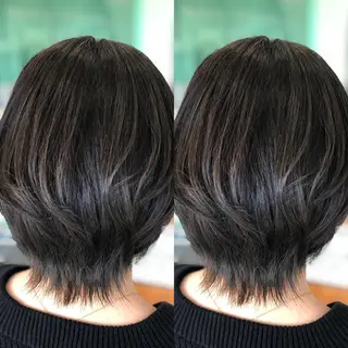 ミディアム カラー Snaly カラー特化ページのヘアスタイル