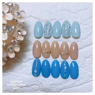 ミディアム ネイル 👑enen style👑のネイルデザイン