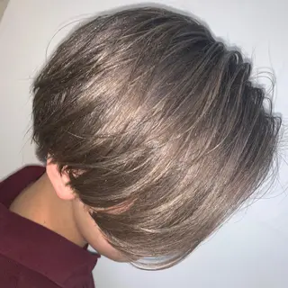 ショート カラー LAS 代表 ナガカワ コウヘイのヘアスタイル