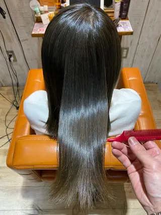 ミディアム カラー 艶美髪マスター 店長✂︎YUKKEのヘアスタイル