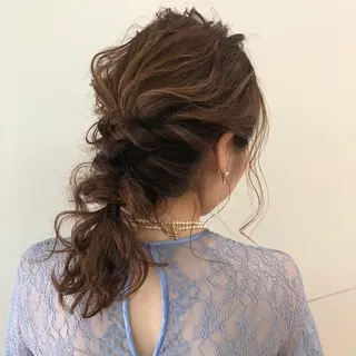 ヘアアレンジ 55JET所属・ヘアメイク美容師 ayanoのヘアスタイル