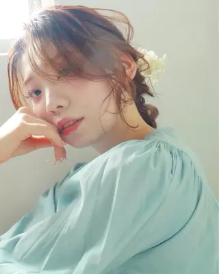 ロング ヘアアレンジ 石川 理恵のヘアスタイル