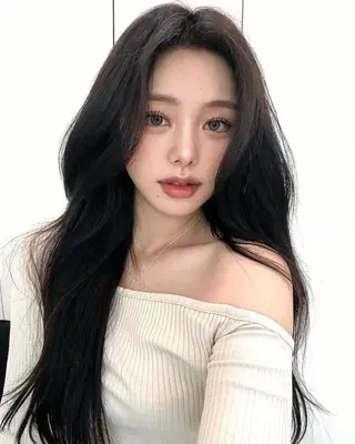 ロング 大人っぽ中韓レディ ヘア🤍MAOのヘアスタイル