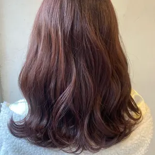 ミディアム カラー 💚 nao💚のヘアスタイル