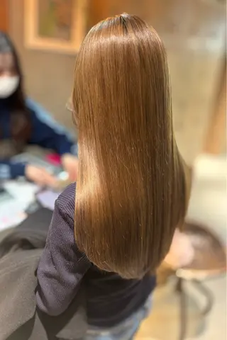 ロング カラー 菊地 紗矢のヘアスタイル