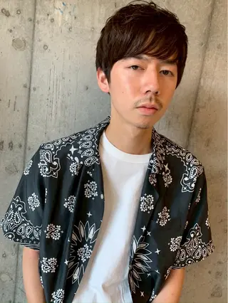 ショート パーマ メンズ メンズ特化🔥木下 晃徳のヘアスタイル
