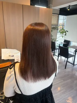 ミディアム arika ninaのヘアスタイル