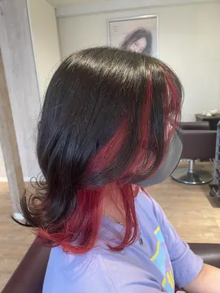 カラー 栗原 諒のヘアスタイル