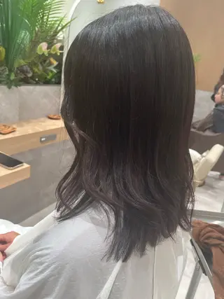 セミロング カラー ヘアアレンジ afrodite 〈京橋〉Riyuのヘアスタイル