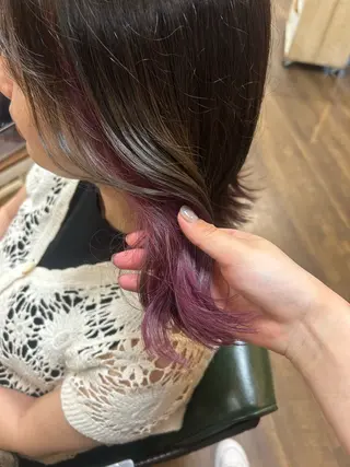 ミディアム カラー 徳永　髪質改善 カラー🪄💫のヘアスタイル