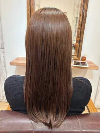 ロング カラー 今村 茜のヘアスタイル