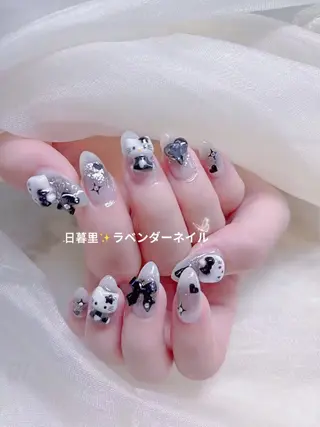 ネイル ラベンダー💖日暮里 ルル💖ネイルのネイルデザイン