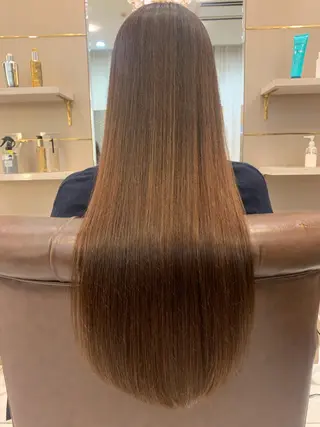 ロング LucksiMie ginza 明松のヘアスタイル