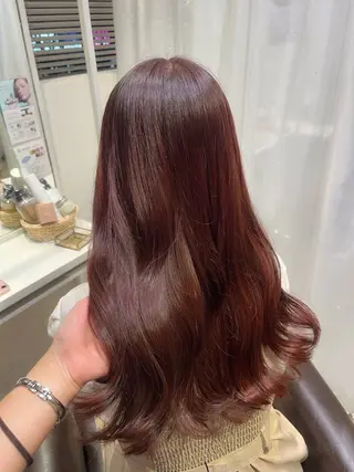 ロング 福本 梓のヘアスタイル