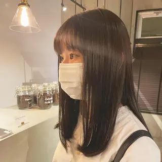 セミロング mizuho .のヘアスタイル