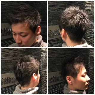 ショート 岡部 迅のヘアスタイル