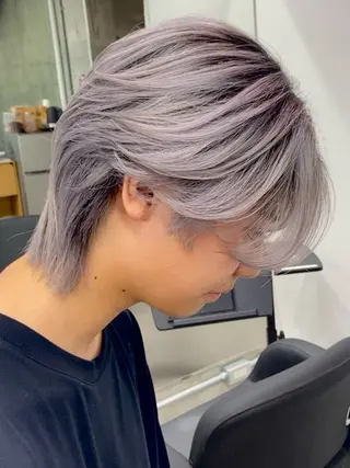 ショート カラー メンズ welring hair salonのヘアスタイル