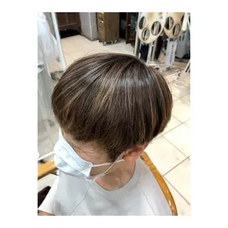 ショート カラー メンズ 大人女性のお悩み改善 大塚綾のヘアスタイル