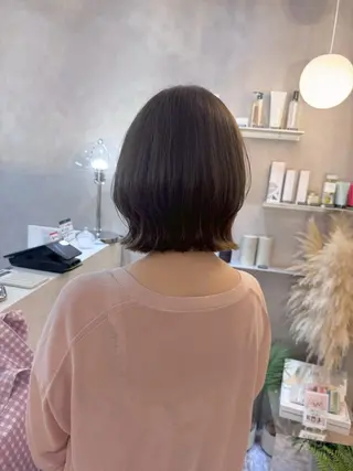 ミディアム カラー 🎀髪質改善/艶髪/ 艶カラー🎀浅田涼風のヘアスタイル