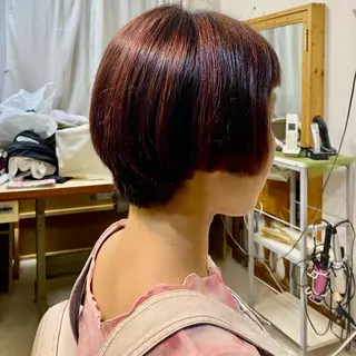 ショート カラー CRADLE Takeuchiのヘアスタイル