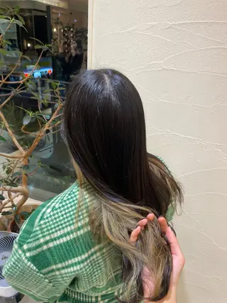 カラー 原尾 あやなのヘアスタイル