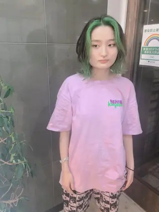 ミディアム カラー shelf所属・小泉 亮人のヘアスタイル