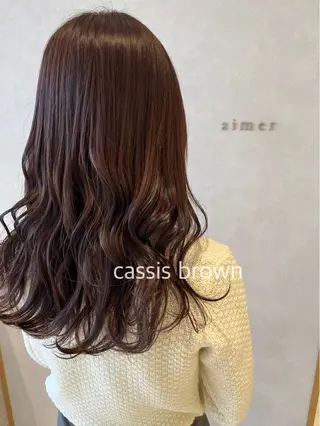 ロング カラー イオカ ヒトミのヘアスタイル