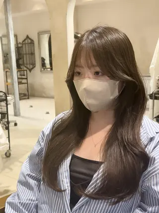 ロング カラー 高槻No.1🇰🇷 韓国ヘア　橋口陽太のヘアスタイル