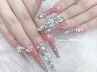 ネイル MoMoA Nail ネイル長さ出し専門店のネイルデザイン