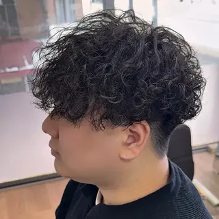 パーマ メンズ メンズパーマ/メンズ カット/たばたよしきのヘアスタイル