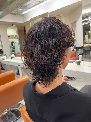 パーマ メンズ 大阪美容師 井上智博のヘアスタイル