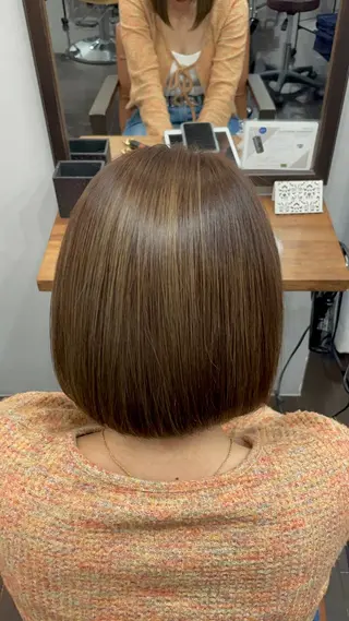 ショート 暖色カラー/ メンズ/名駅/ユキハのヘアスタイル
