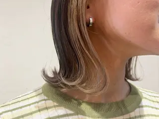 ショート カラー 蓮見  友里のヘアスタイル