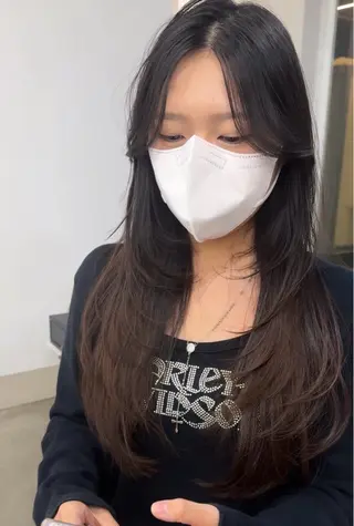 ロング 田中 叶太のヘアスタイル