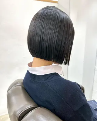 ショート カラー パーマ 銀座No.1髪質改善 縮毛矯正/本木のヘアスタイル