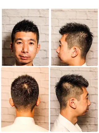 ショート メンズ 💈メンズ無料カット 💈河邊和也のヘアスタイル