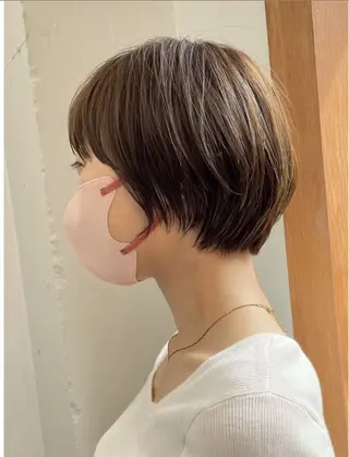 ショート カラー 立川透明感color YUJIのヘアスタイル