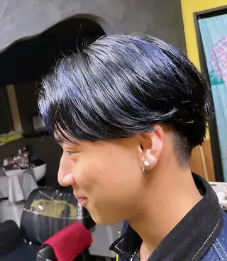 ショート カラー メンズ デザインカラー🏝️ 須賀汐音のヘアスタイル