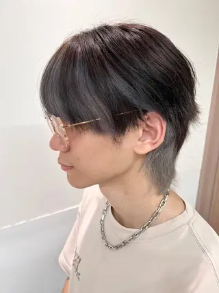 ショート カラー ヘアアレンジ メンズ 透明感/さらツヤ髪/ 💎Tomoya💎のヘアスタイル