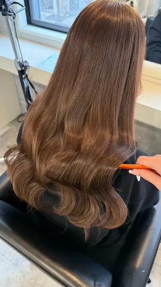 ロング REINA エクステ/ヘアセットのヘアスタイル