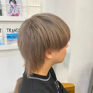 ミディアム ヘアアレンジ メンズ 🍒透明感カラー/ emiri🍒のヘアスタイル